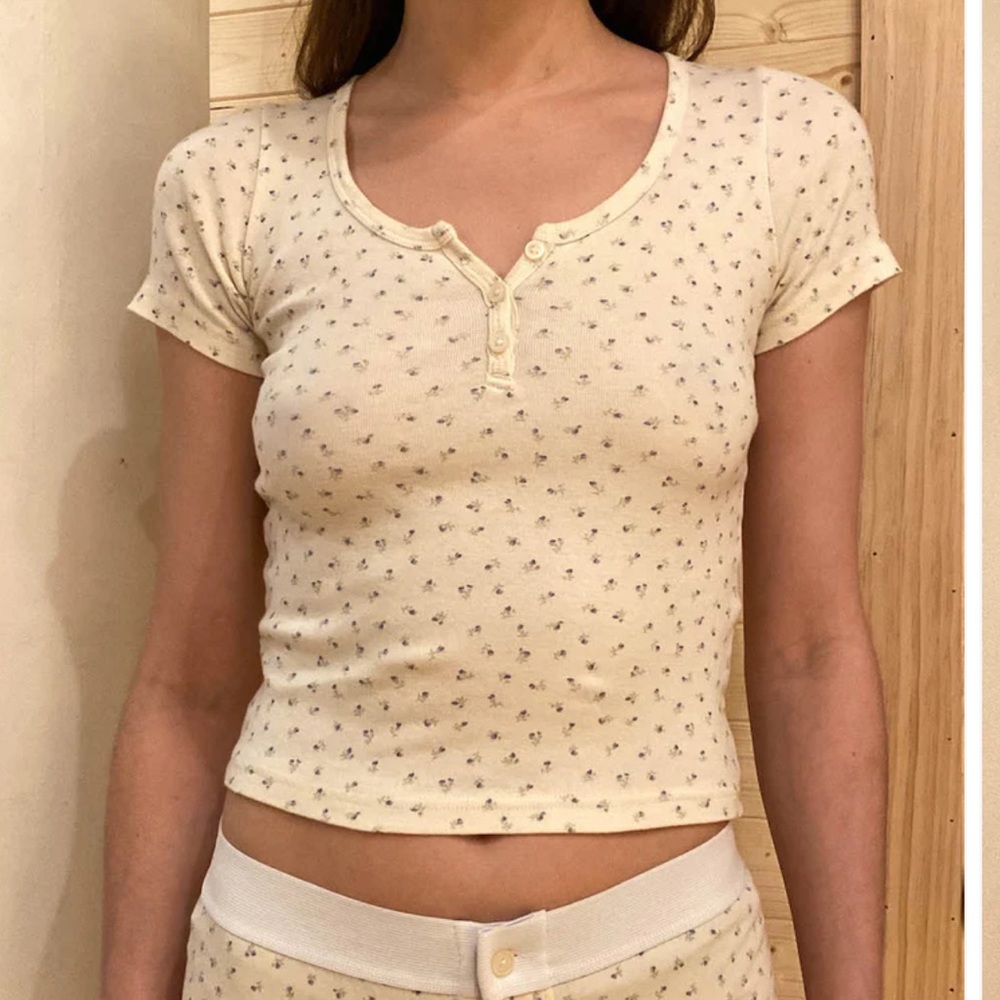 Brandy Melville Floral Top